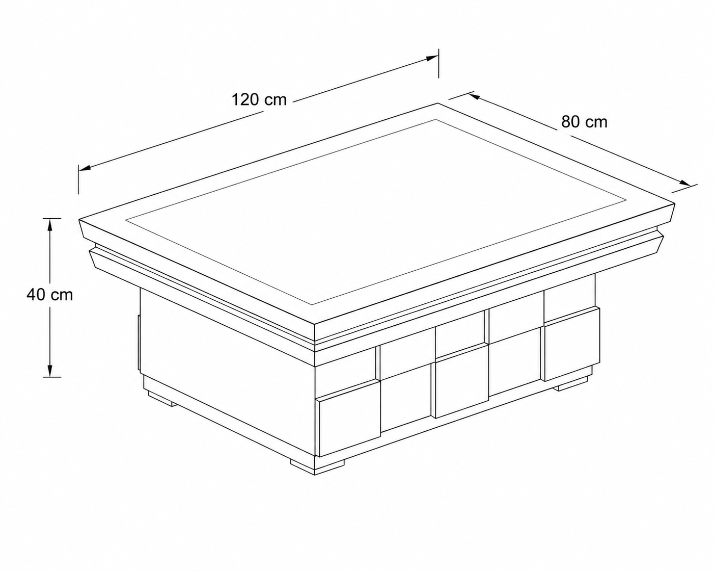 Mesa de Centro Bocchi
