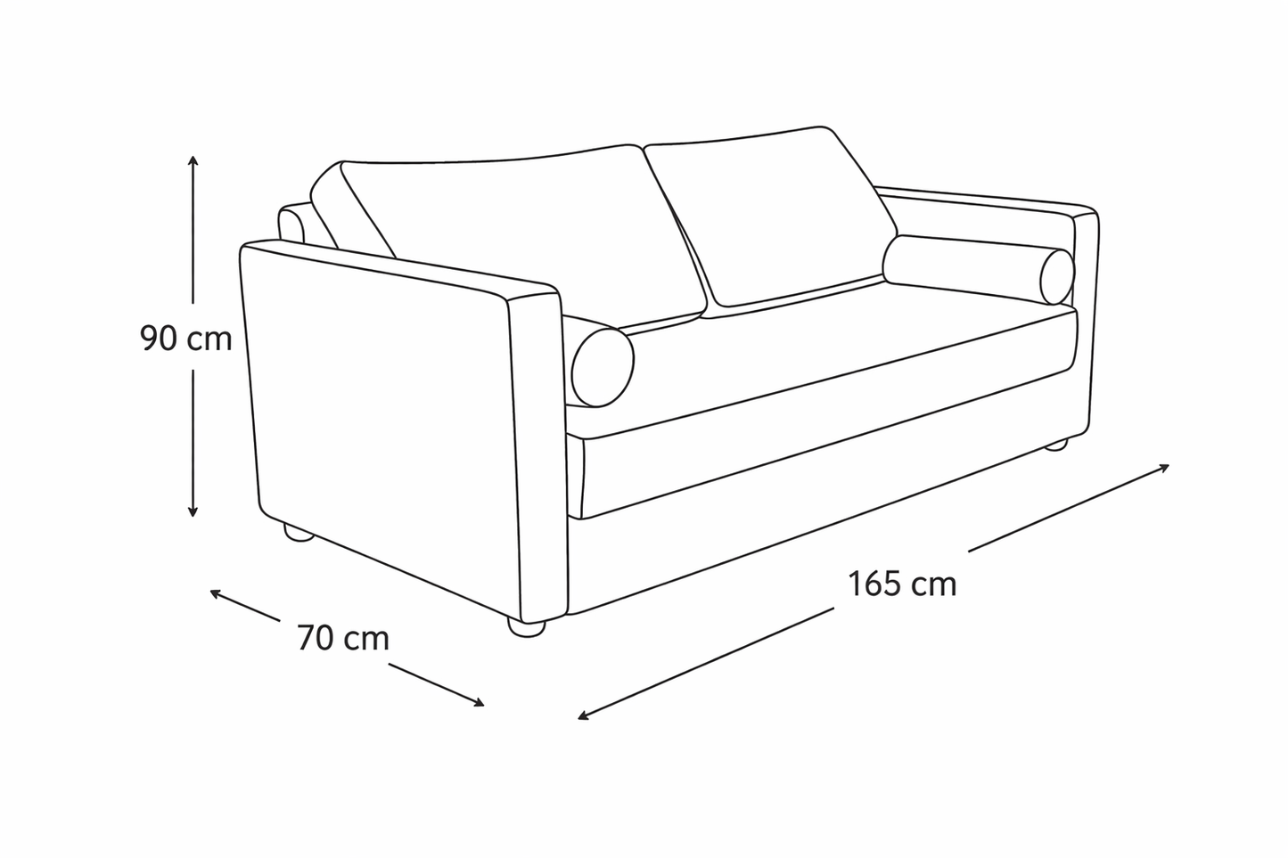 Love Seat Capri - 2 plazas