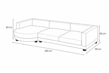 Sala Modular Cocco - 3 plazas