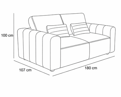 Love Seat Cecchi - 2 plazas