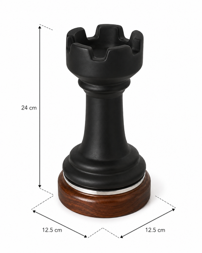 Escultura De Cerámica Ajedrez Torre