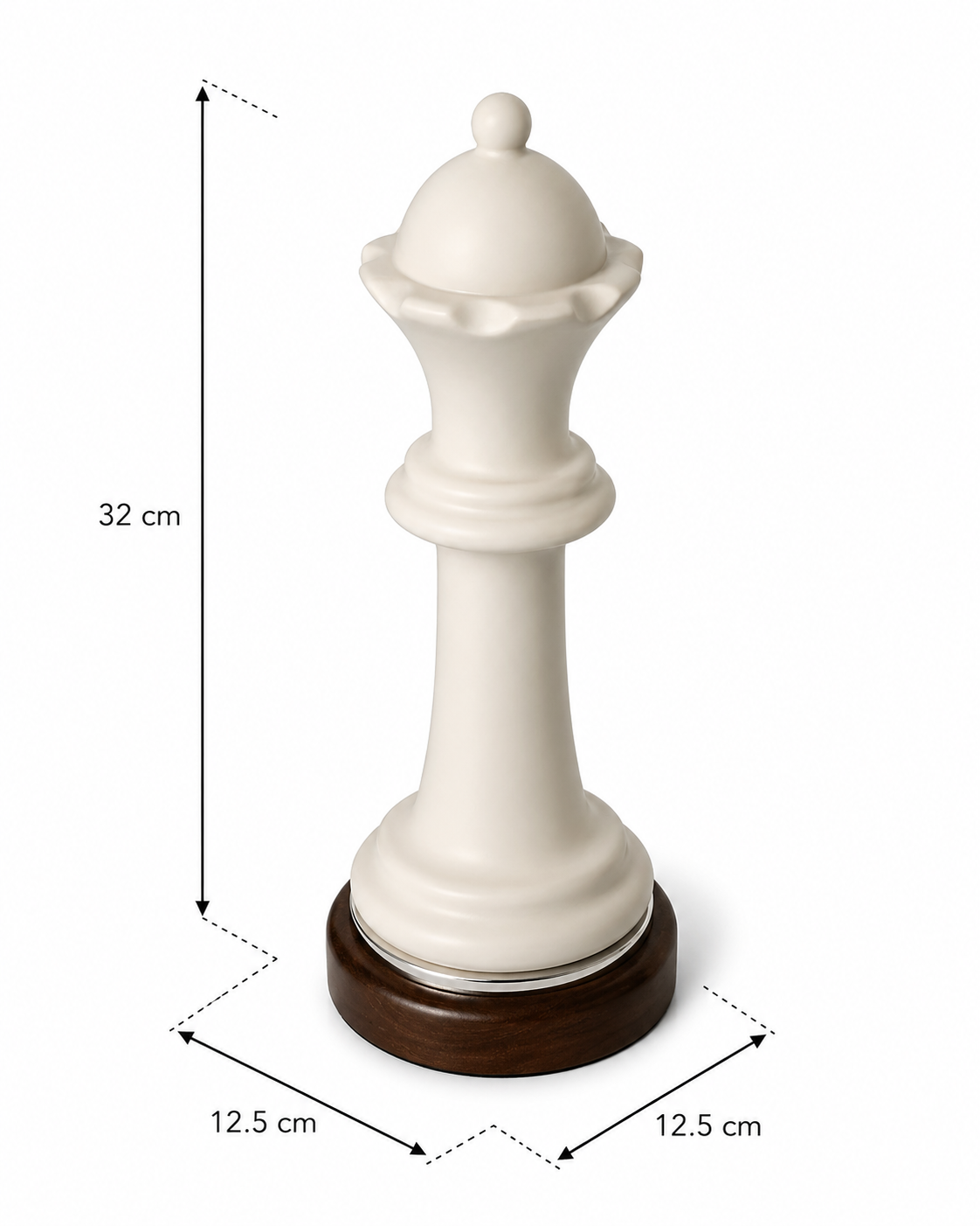 Escultura De Cerámica Ajedrez Reina