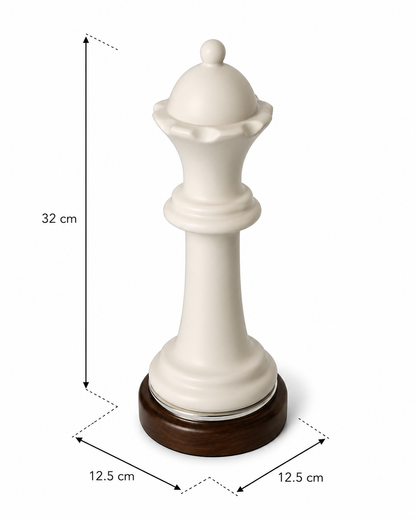 Escultura De Cerámica Ajedrez Reina