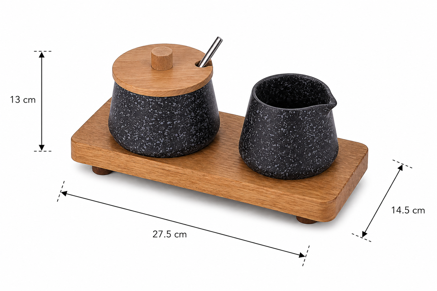 Set De Mármol Cremera Y Azucarera Panuk