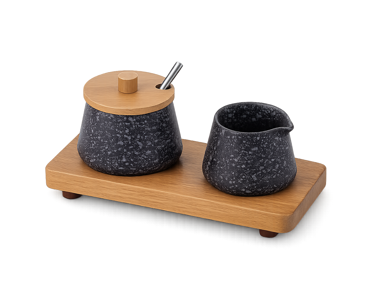 Set De Mármol Cremera Y Azucarera Panuk