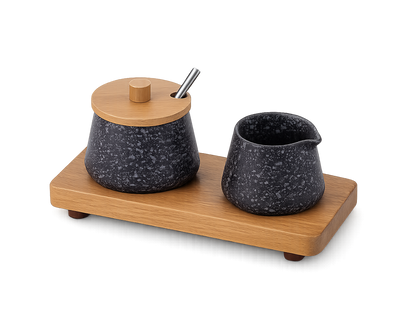 Set De Mármol Cremera Y Azucarera Panuk