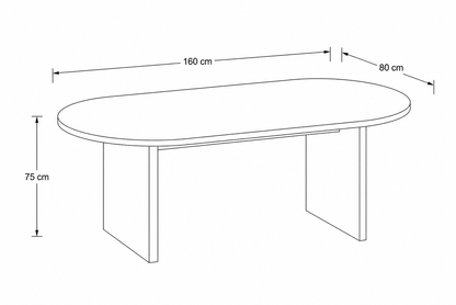 Mesa de Comedor Bosco – 6 plazas