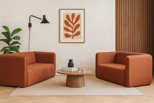 Sala love seat Carlini (2 piezas)