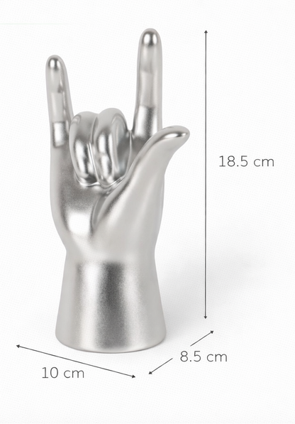 Mano Rock Metálica