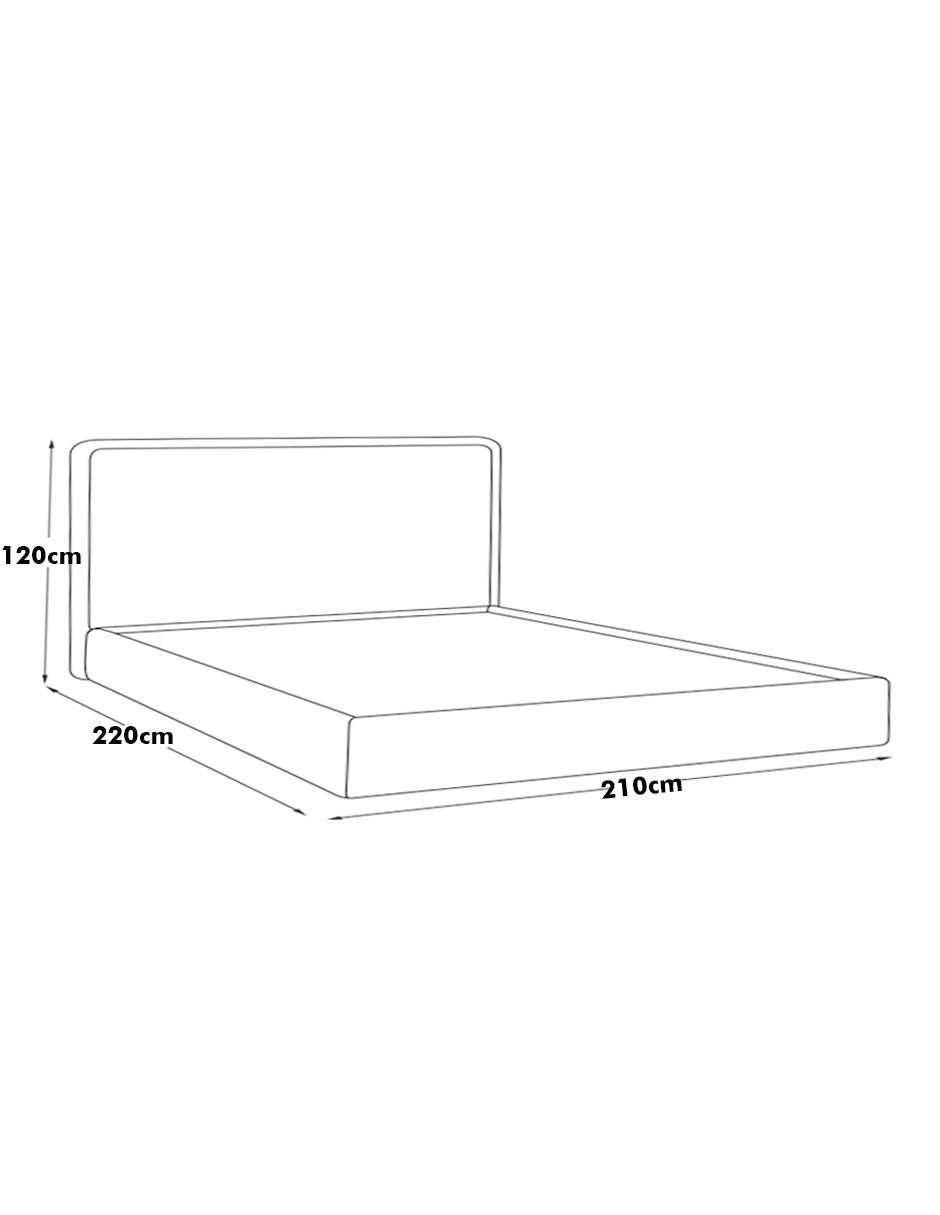 Base de cama Tonino Toulouse Blanco (King Size – 221 cm)