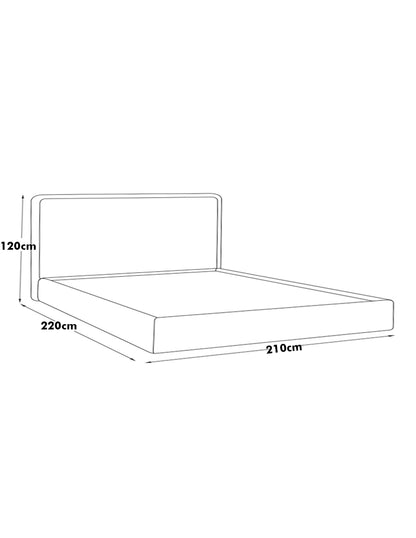 Base de cama Tonino Toulouse Blanco (King Size – 221 cm)