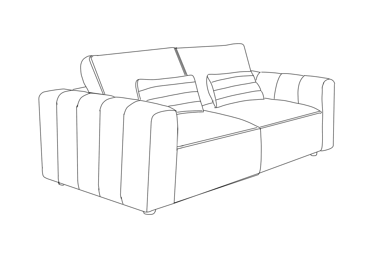 Love Seat Cecchi - 2 plazas