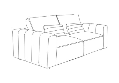 Love Seat Cecchi - 2 plazas