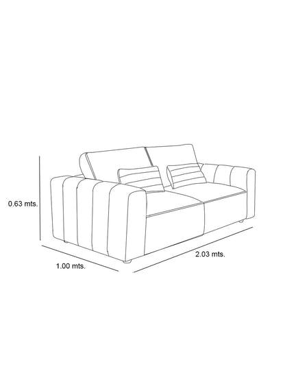 Sofá Cecchini - 3 plazas