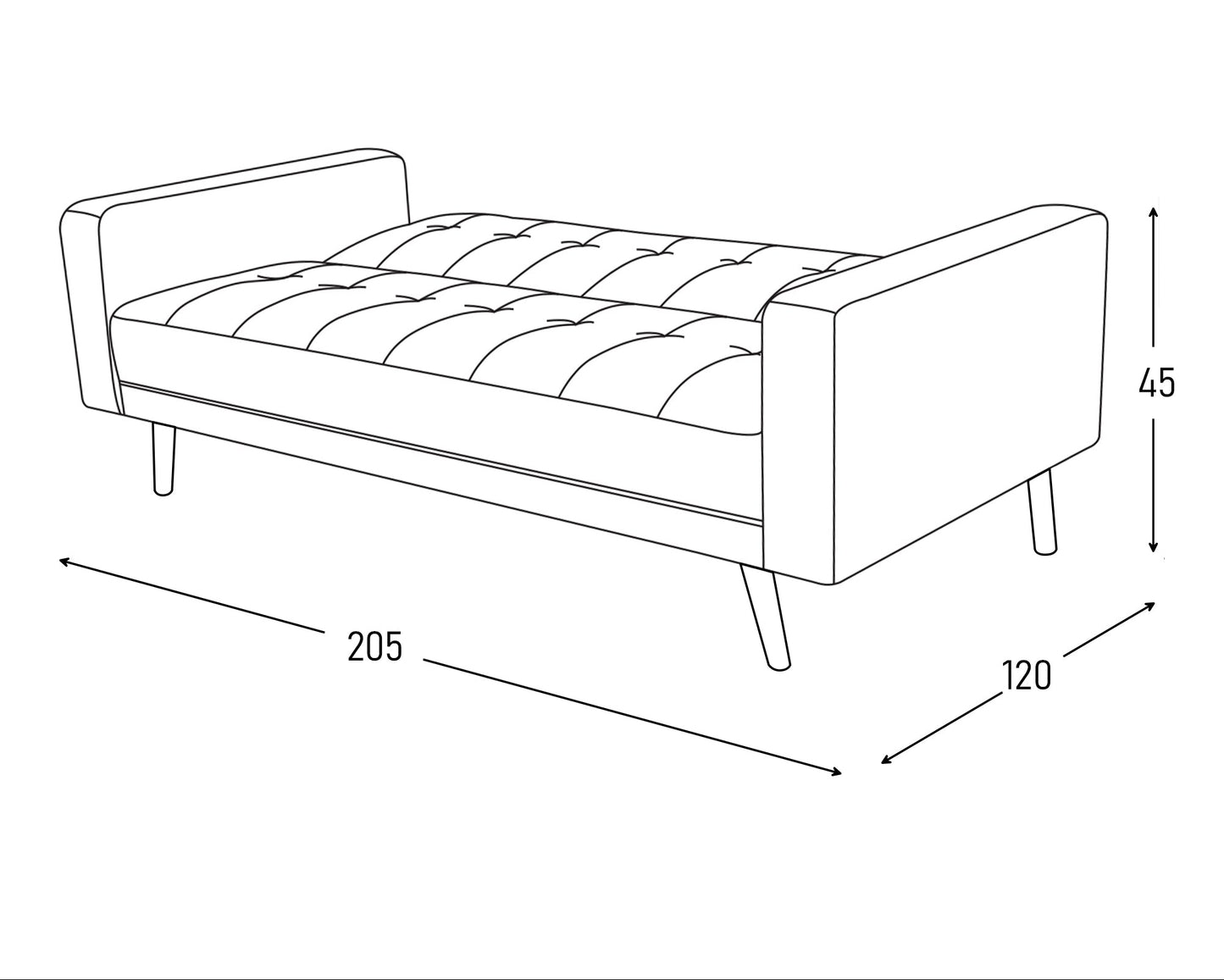 Sofá cama - Strambelli
