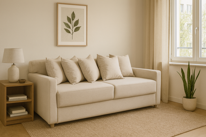 Sofá cama Santamaría color beige